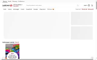 Safeway website