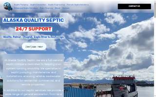 Alaska Quality Septic website