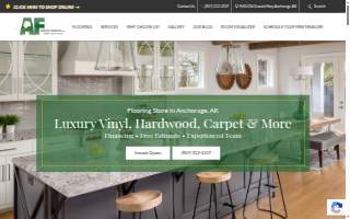 Aurora Flooring website