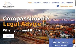 Barlow Anderson, LLC website