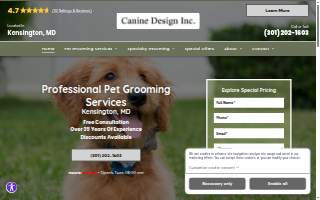 Canine Design website