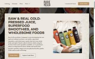 Pure & Pressed Juice Company of Beaver website