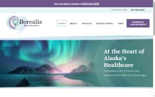 Borealis Heart Specialists website