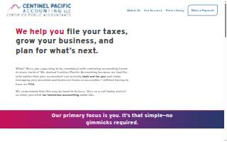 Centinel Pacific Accounting, LLC of Bettles Field website