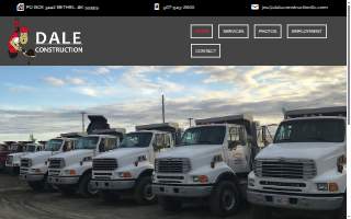 Dale Construction, LLC website