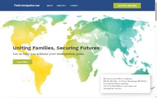 Fields Immigration Law, LLC website