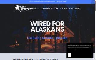 Last Frontier Electric Llc of Deering website