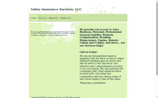 Valley Insurance Services LLC of Chignik website