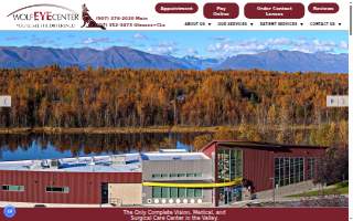 Wolf Eye Center, Inc. of Big Lake website