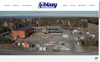Blazy Construction Inc. - Alaska Office website