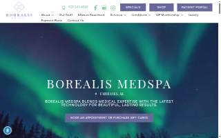Borealis Medspa of Buckland website