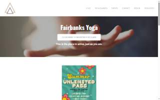 Fairbanks Yoga website