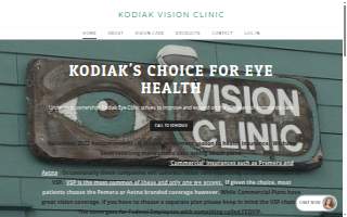 Kodiak Vision Clinic of Buckland website