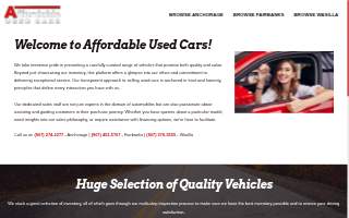 Affordable Used Cars of Central website