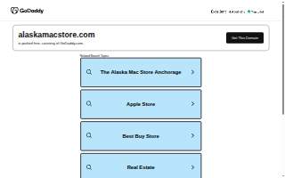 Alaska MacStore website