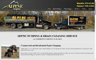 Alpine Septic LLC of Central website