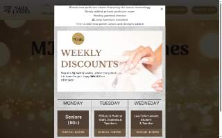 MJ NAILS & LASHES website