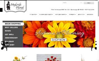 Mylords Floral of Central website