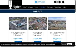 Spire Commercial Real Estate of Central website