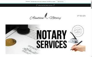 Aleutian Notary of Chalkyitsik website