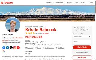 Kristie Babcock - State Farm Insurance Agent of Chefornak website
