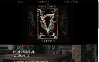 The Valla Gallery Tattoo of Chicken website