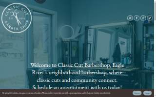Classic Cut Barber Shop website