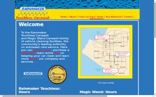Rainmaker Touchless Carwash website