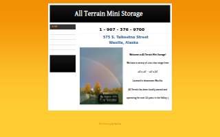All Terrain Mini Storage website