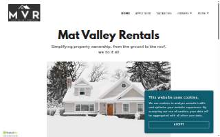 Mat Valley Rentals of Chitina website