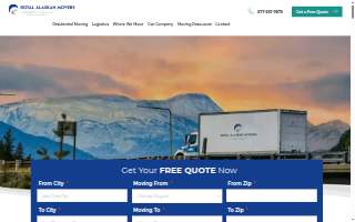 Royal Alaskan Movers of Chugiak website