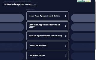 Auto Wash Express website