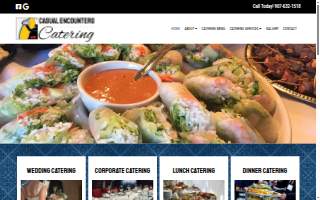 Casual Encounters Catering website