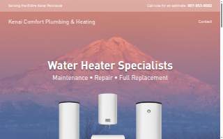 Kenai Comfort Plumbing & Heating of Clam Gulch website