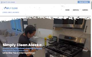Simply Clean Alaska of Clam Gulch website