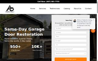 Alaska Door of Clarks Point website