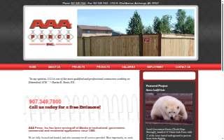 AAA Fence, Inc. of Clear website