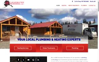 AK Clearwater Mechanical, LLC website
