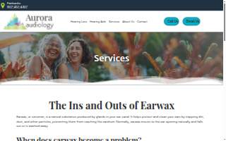 Aurora Audiology of Clear website