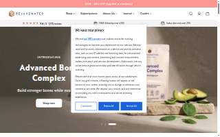 Rejuvenate Health and Wellness website