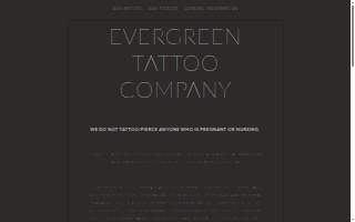 Evergreen Tattoo Company website