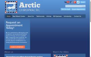 Arctic Chiropractic Fairbanks of College website