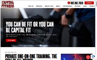 Capital Fitness of College website