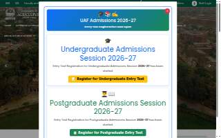 UAF Student Health & Counseling Center website