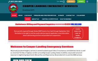 Cooper Landing Emergency Services website