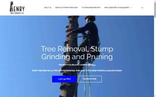 Henry Tree Service LLC website