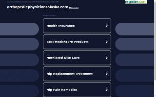 OPA–Orthopedic Physicians Alaska website