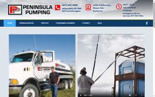 Peninsula Pumping of Cooper Landing website