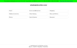 Alaska Job Center Network website