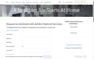AshBre Taylored Services LLC website